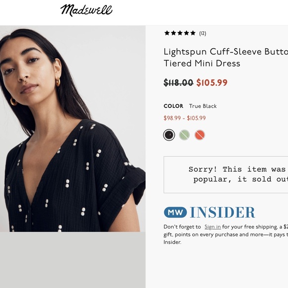 Madewell tiered mini dress lightspun gauze - Picture 10 of 12